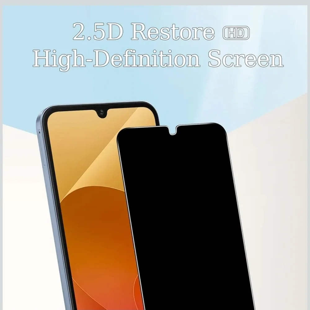 3 Pk Black Tempered Glass Screen Protectors